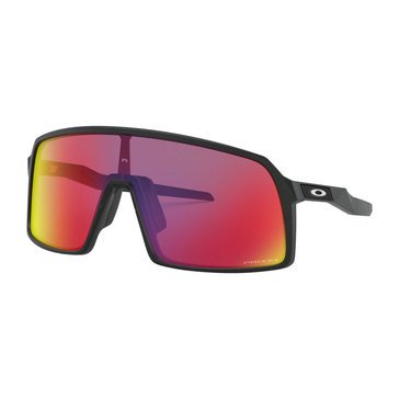 Oakley Mens Matte Black Prizm Wrap Sunglasses