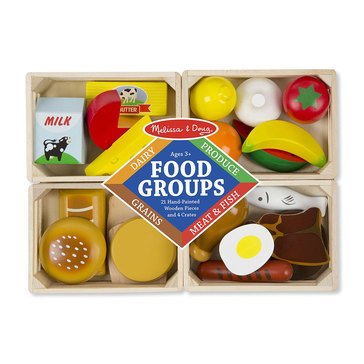 Melissa & Doug Food Groups Pretend Play Food