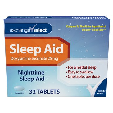 Exchange Select Nightime Sleep-Aid Tablet 32ct