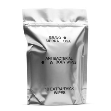 Bravo Sierra Antibacterial Extra-Thick Body Wipes