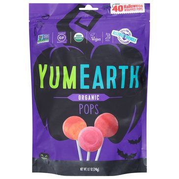 YumEarth Halloween Organic Fruit Pops,  8.5oz