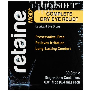 OcuSoft Retaine MGD Complete Dry Eye Lubricant 30 Count