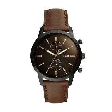 Fossil Men's Townsman Chronograph Leather Watch 