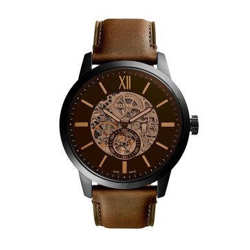 Fossil Men's Townsman Automatic Leather Watch 