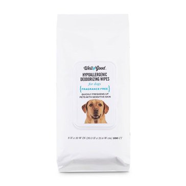 Well & Good by Petco Hypoallergenic 100-Count Wipes for Dogs