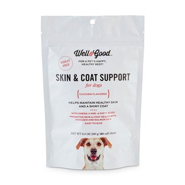 Well & Good by Petco 60-Count Skin & Coat Support Chews for Dogs