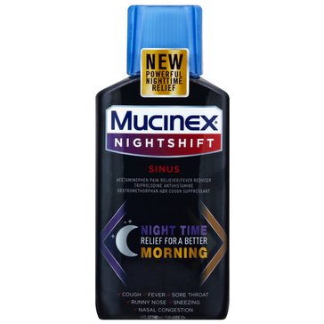 Mucinex SINUS Adult Liquid Night Shift