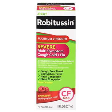 Robitussin Cold and Flu Max Severe 8oz