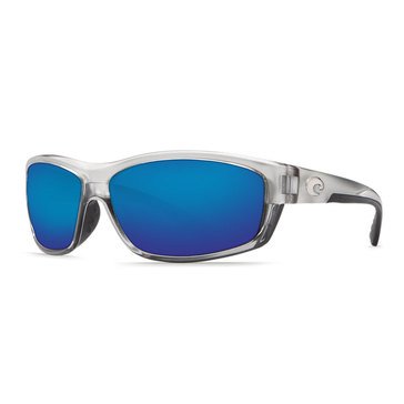 Costa del Mar Men's Saltbreak Silver/Blue Mirror Polarized Sunglasses
