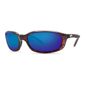 Costa del Mar Men's Brine Tortoise/Blue Mirror Polarized Sunglasses