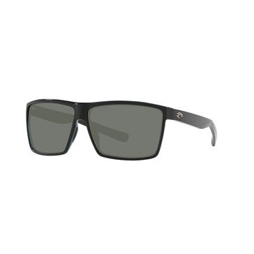 Costa del Mar Men's Rincon Shiny Black/Gray Polarized Sunglasses