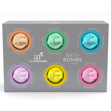 Artnaturals 6 Piece Bath Bomb Set