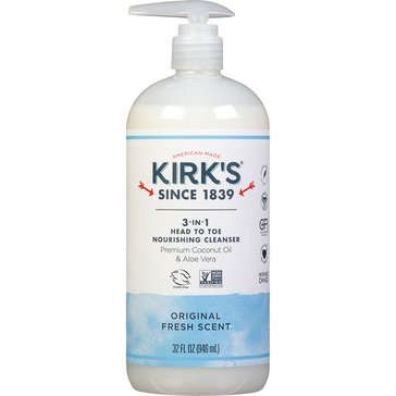 Kirk's 3-in-1 Head to Toe Nourishing Cleanser - Original Fresh Scent