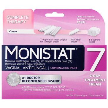 Monistat 7 Day Vaginal Cream with Disposable Applicator, 1.59oz