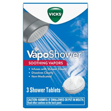 Vicks VapoShower Soothing Vapor, 3-count