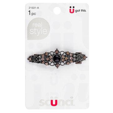 Scunci Real Style High Fashion Stone Barrette