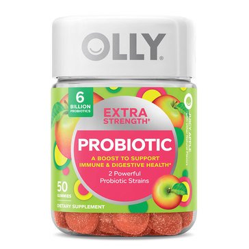 Olly Extra Strength Probiotic Gummies, 50-count