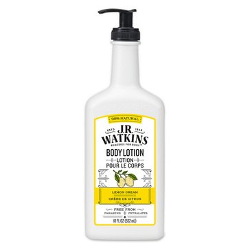 J.R. Watkins Lemon Cream Daily Moisturizing Lotion 18oz