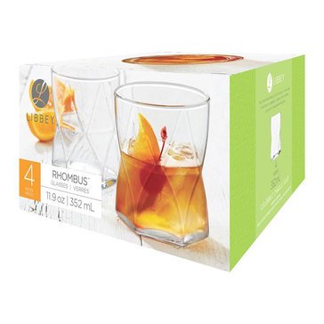 Libbey Rhombus 4pc Beverage Set