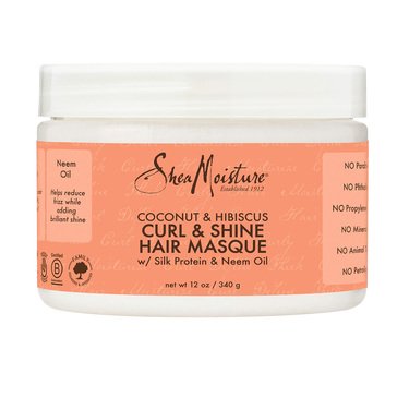 SheaMoisture Coconut Hibiscus Curl and Shine Masque 12oz