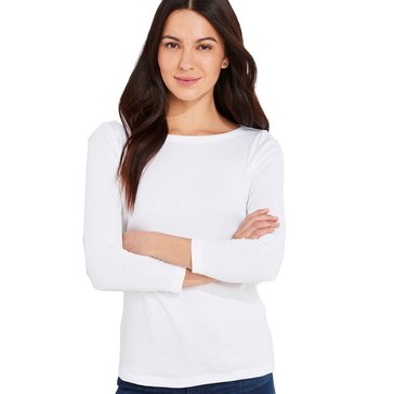 Vineyard Vines Women's Core Simple Boatneck Tee