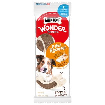 MilkBone Wonderbones Paw Rocker 6.2 oz.Chicken S/M Dog Treats