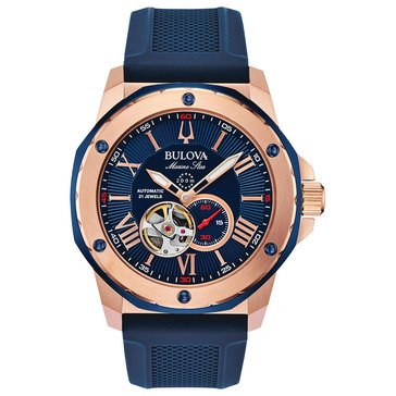 Bulova Men's Automatic Marine Star Strap Watch