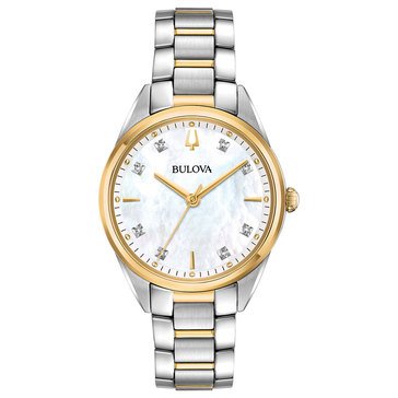 Bulova Women's Sutton Two Tone Bracelet Watch