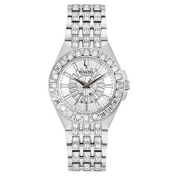 Bulova Women's Phantom Swarovski Crystal Bracelet Watch