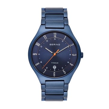 Bering Men's Titanium Strap Watch