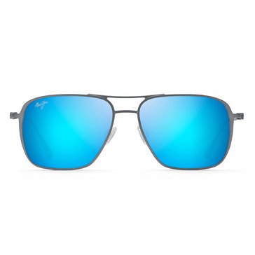 Maui Jim Unisex Beaches Alternative Fit Aviator Sunglasses