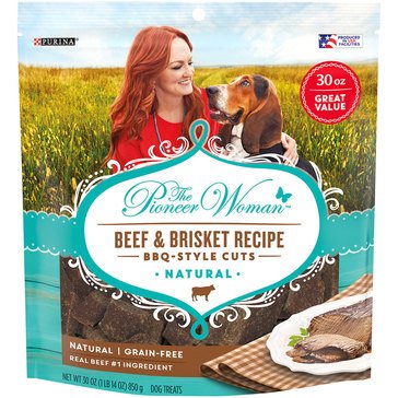 Pioneer Woman by Purina Beef and Brisket BBQ Style30 oz. Cuts Dog Treats