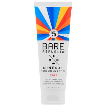 Bare Republic Mineral Face Lotion SPF70 2oz