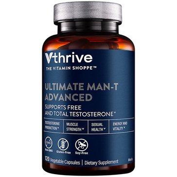 Vthrive Ultimate Man- T Advanced Testosterone Support, Energy & Vitality 120 Vegetable Capsules