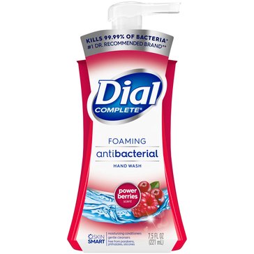 Dial Complete Foaming Hand Wash Antioxidant Power Berries 7.5oz