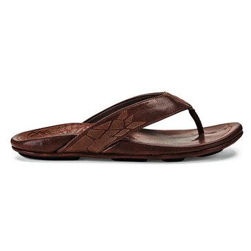 OluKai Men's Kulia Leather Thong Sandal