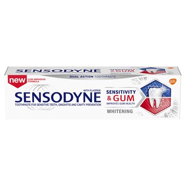 Sensodyne + Gum Whitening Toothpaste, 3.4oz