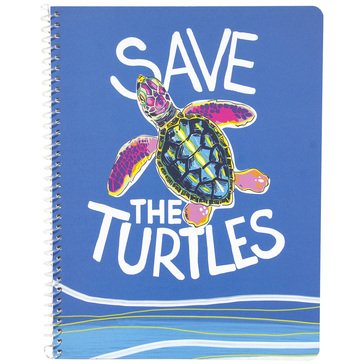 Top Flight Sewn Wide Rule Save the World 70-Sheet Notebook