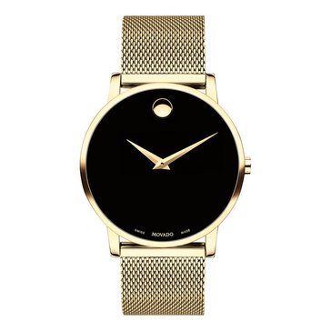 Movado Men's Swiss Museum Stainless Steel Mesh Bracelet Watch