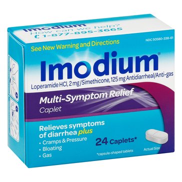 IMODIUM Multi-Symptom Relief Caplets 24 ct.