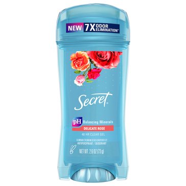 Secret Fresh Antiperspirant Deodorant Gel Rose 2.6 oz