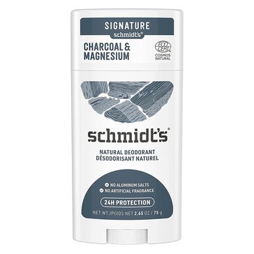 Schmidt's Naturals Deodorant Charcoal and Magnesium 2.65oz