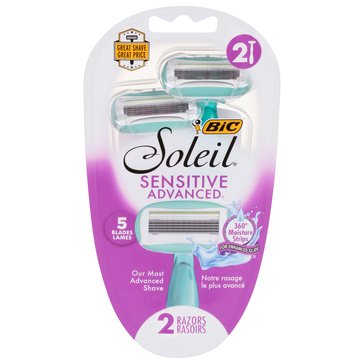 Bic Soleil Sensitive Advanced Razors 2-Count