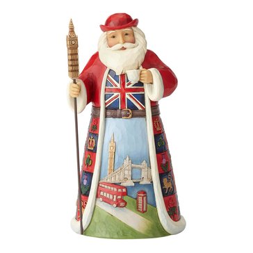 Jim Shore British Santa Figurine