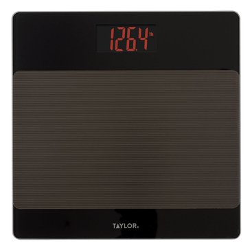 Glass Digital Scale With Ribbed Mat