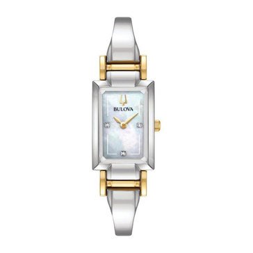 Bulova Women's Classic Diamonds Stainless Steel Bracelet Watch