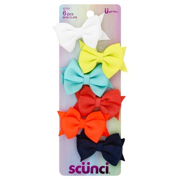 Scunci Toddler Assorted Bow Hair Clips