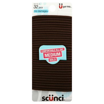 Scunci No Damage Elastics 4mm 32-Pack