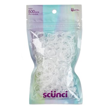 Scunci Polybands Medium Size 500-Count