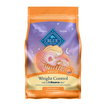 Blue Buffalo Weight Control Formula & Brown Rice Adult Cat Food